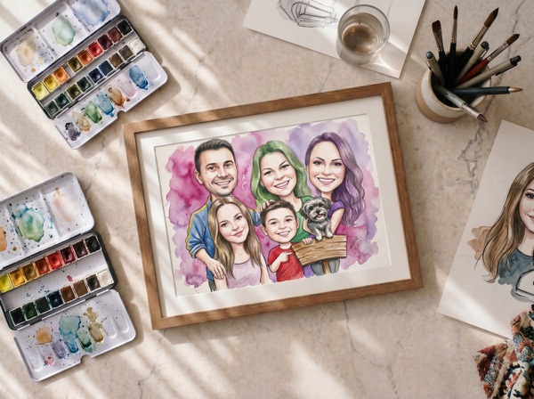 Caricatura familiar