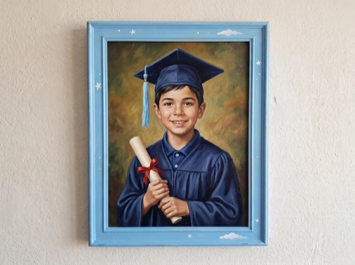 Retrato de graduación de Kinder